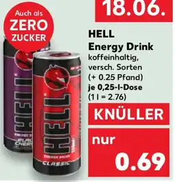 Kaufland HELL Energy Drink Angebot