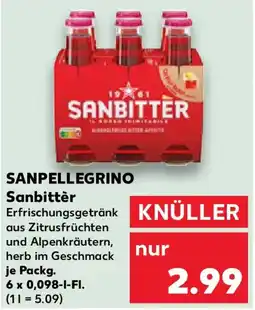 Kaufland Sanpellegrino sanbittèr Angebot