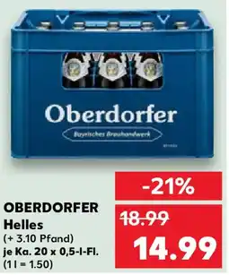 Kaufland Oberdorfer helles Angebot