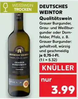 Kaufland Deutsches weintor qualitätswein Angebot