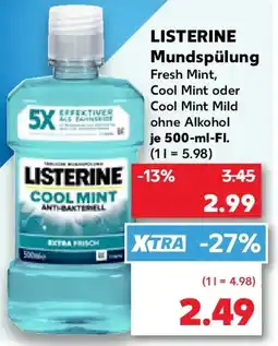 Kaufland LISTERINE Mundspülung Angebot