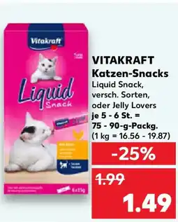 Kaufland VITAKRAFT Katzen-Snacks Angebot