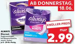 Kaufland always discreet Angebot