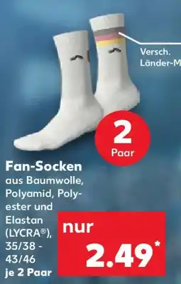 Kaufland Fan-Socken Angebot