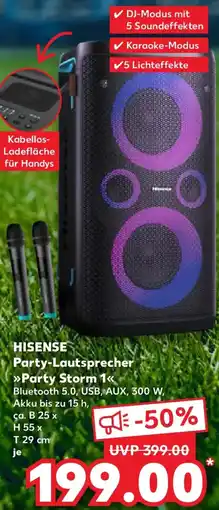 Kaufland HISENSE Party-Lautsprecher Angebot