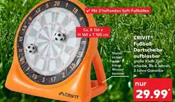 Kaufland CRIVIT Fußball Dartscheibeaufblasbar Angebot