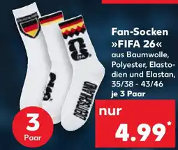 Kaufland Fan-Socken FIFA 26 Angebot