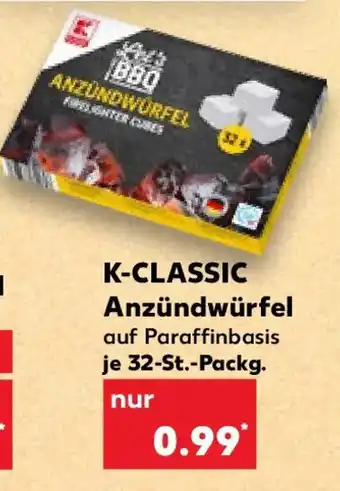 Kaufland K-CLASSIC Anzündwürfel Angebot