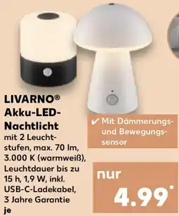 Kaufland LIVARNO Akku-LED Nachtlicht Angebot
