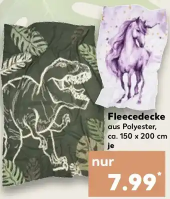 Kaufland Fleecedecke Angebot