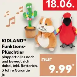 Kaufland KIDLAND Funktions Plüschtier Angebot