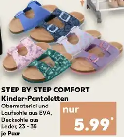 Kaufland STEP BY STEP COMFORT Kinder-Pantoletten Angebot