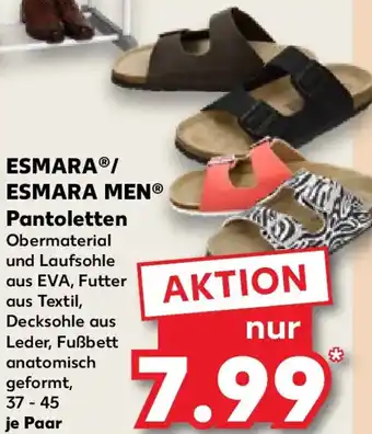 Kaufland ESMARA/ ESMARA MEN Pantoletten Angebot