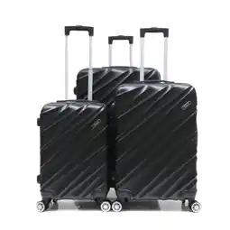 Netto Marken-Discount Reisekoffer Koffer 3 tlg Hartschale Trolley Set Kofferset Handgepäck Angebot