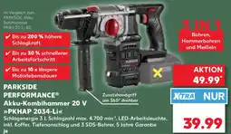 Kaufland PARKSIDE PERFORMANCE Akku-Kombihammer 20 V PKHAP 2034-Li Angebot