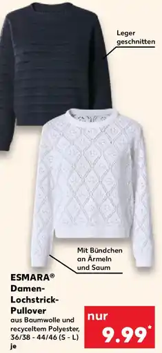 Kaufland ESMARA Damen Lochstrick Pullover Angebot