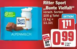 HIT Ritter Sport ,,Bunte Vielfalt" Angebot