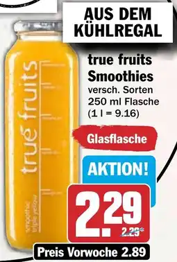 HIT true fruits Smoothies Angebot