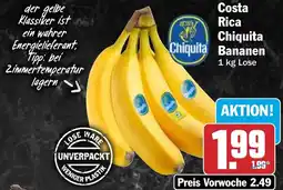 HIT Costa Rica Chiquita Bananen Angebot