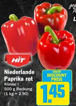 HIT Niederlande Paprika rot Angebot