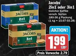 HIT Jacobs 2in1 oder 3in1 Angebot