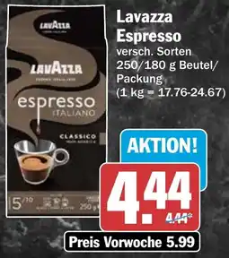 HIT Lavazza Espresso Angebot