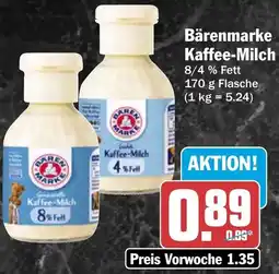HIT Bärenmarke Kaffee-Milch Angebot