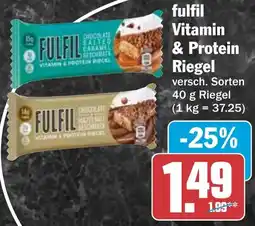 HIT fulfil Vitamin & Protein Riegel Angebot