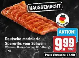 HIT Deutsche marinierte Spareribs vom Schwein Angebot