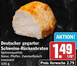 HIT Deutscher gegarter Schweine-Rückenbraten Angebot