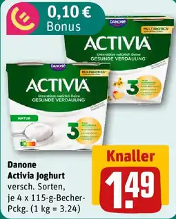 REWE Danone Activia Joghurt Angebot