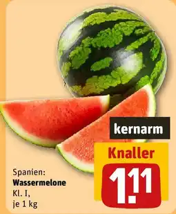 REWE Wassermelone Angebot