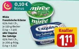 REWE Mirée Französische Kräuter oder Exquisa Der Sahnige Angebot