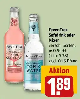 REWE Fever-Tree Softdrink oder Mixer Angebot