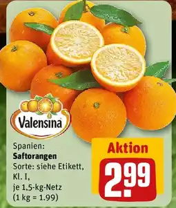 REWE Valensina Saftorangen Angebot