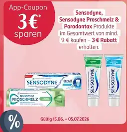 Rossmann Sensodyne Proschmelz & Parodontax Produkte Angebot