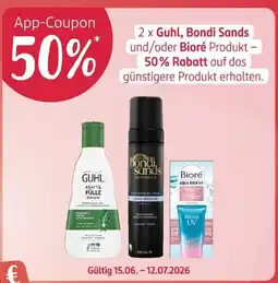 Rossmann Guhl, Bondi Sands und/oder Bioré Produkt Angebot