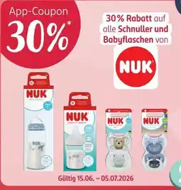 Rossmann NUK Schnuller und Babyflaschen Angebot