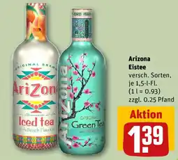REWE Arizona Eistee Angebot