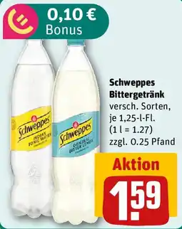 REWE Schweppes Bittergetränk Angebot