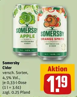 REWE Somersby Cider Angebot