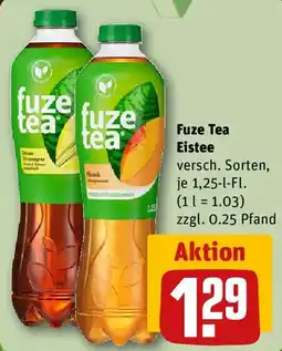 REWE Fuze Tea Eistee Angebot