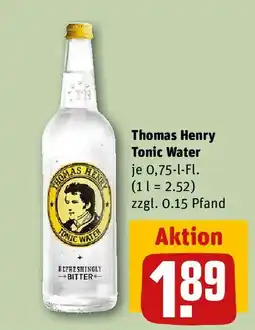 REWE Thomas Henry Tonic Water Angebot