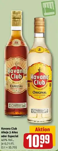 REWE Havana Club Añejo 3 Años oder Especial Angebot
