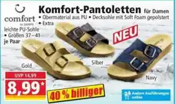Norma Komfort-Pantoletten Angebot