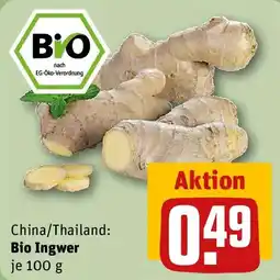 REWE Bio Ingwer Angebot