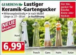 Norma GIARDESSA Lustiger Keramik-Gartengucker Angebot