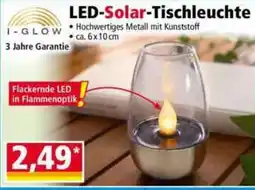 Norma I-GLOW LED-Solar-Tischleuchte Angebot