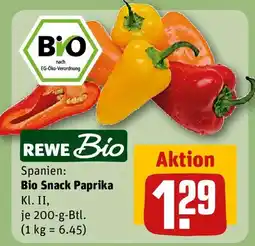 REWE Bio Snack Paprika Angebot