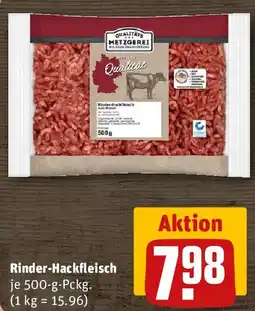 REWE Rinder-Hackfleisch Angebot